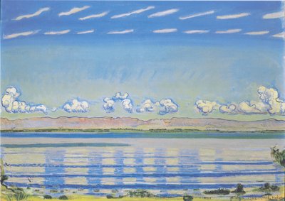 Rhythmic Landscape at Lake Geneva by Ferdinand Hodler